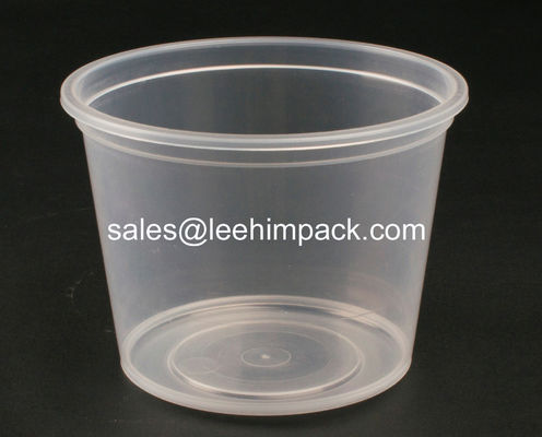 china 600ml High rigid PP yogurt bucket supplier