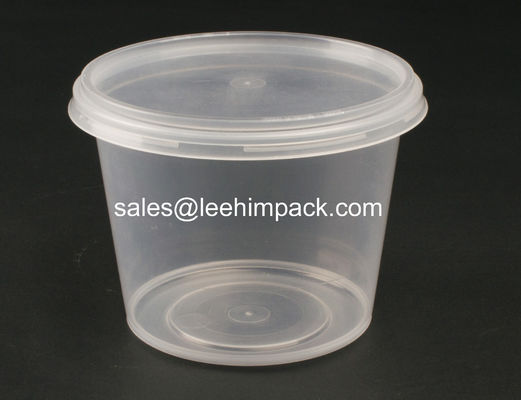 600ml High rigid PP yogurt bucket supplier
