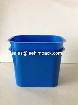 800ml rectangular disposable food storage plastic pails supplier